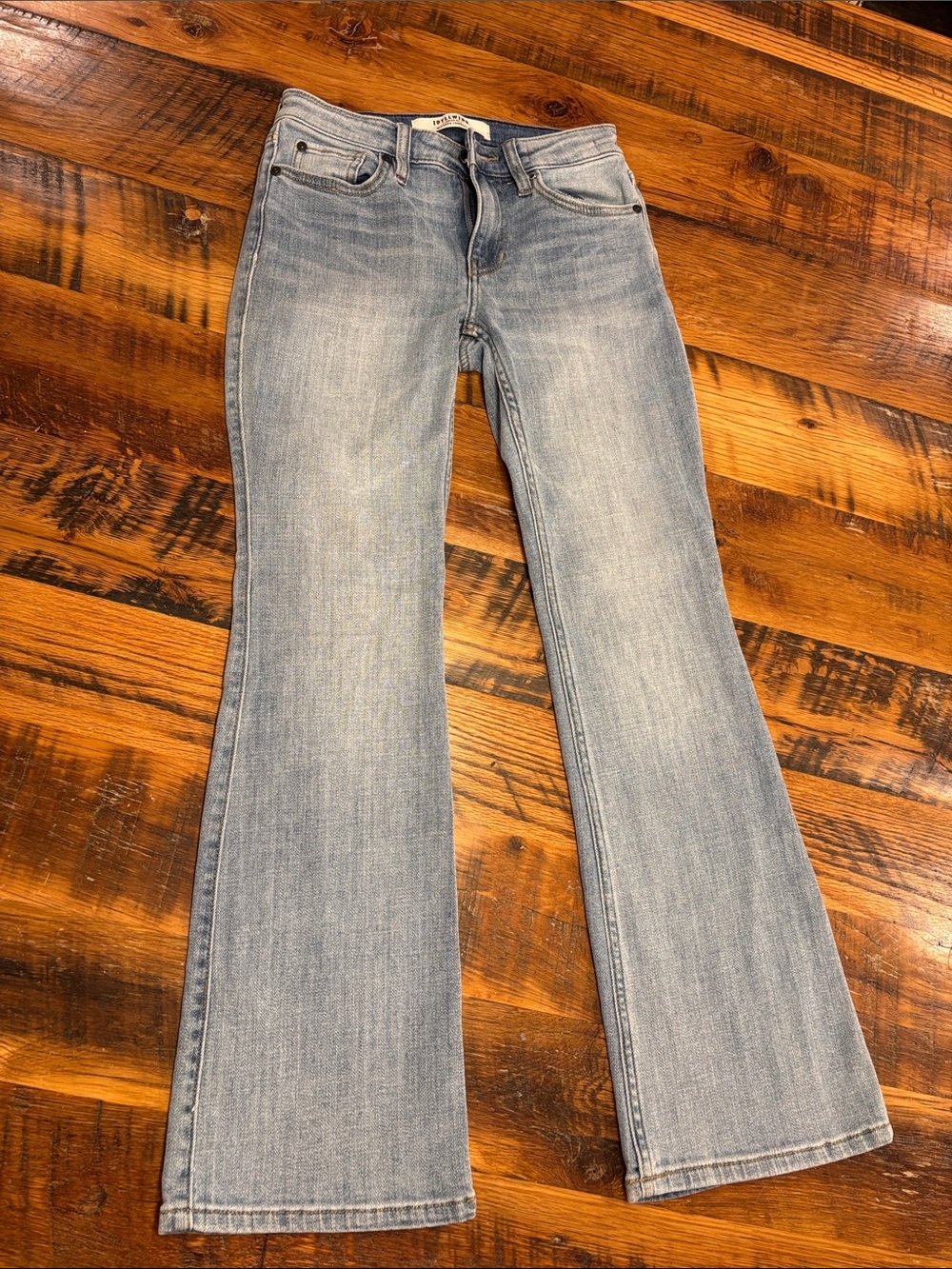 Idyllwind REBEL Light Wash Flare Jeans - Pale Blue